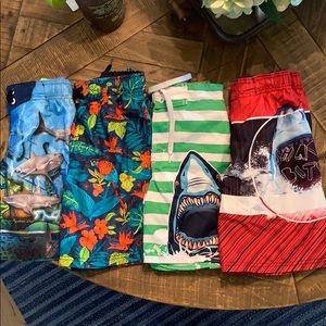 Lot of 4 boys swim trunks!